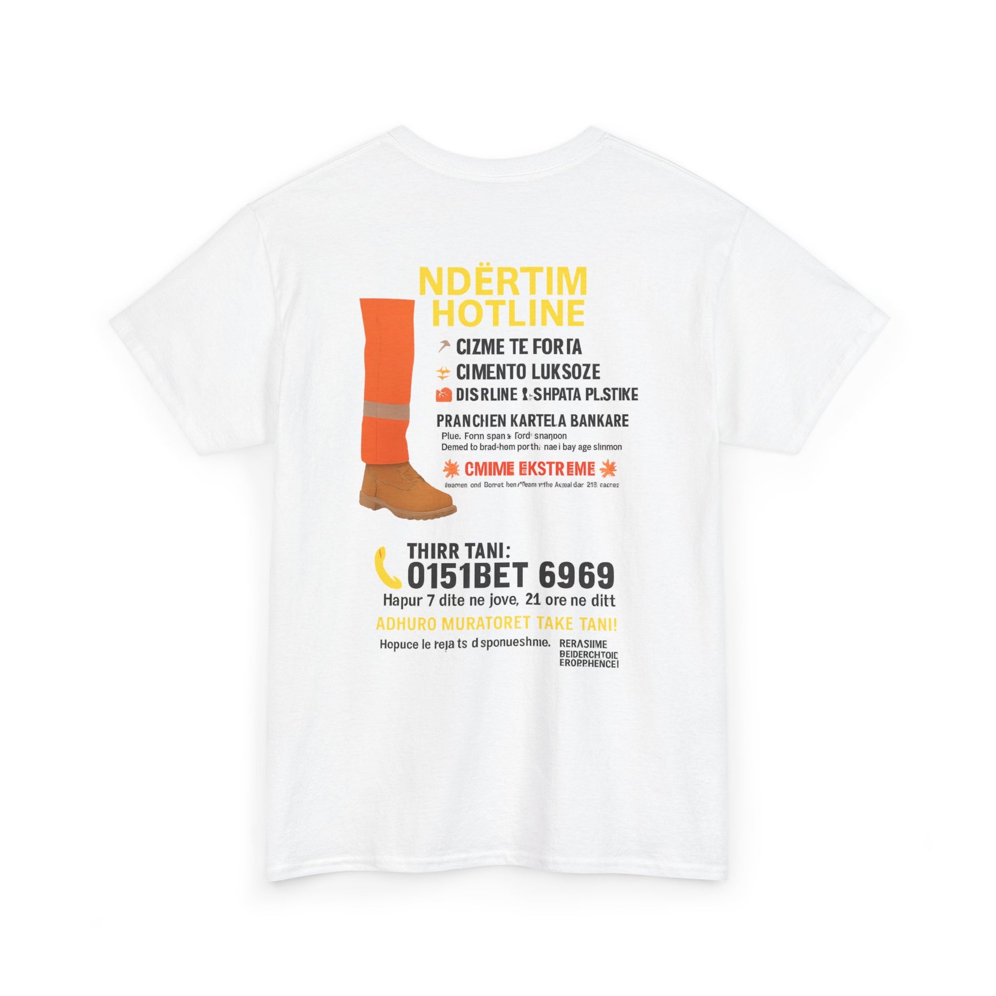 Construction Hotline T-shirt