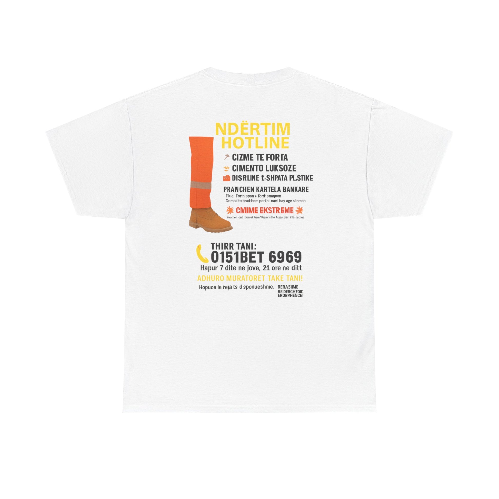 Construction Hotline T-shirt